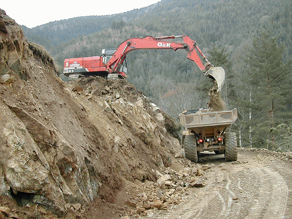 coudert travaux publics vernines, terrassement, enrochement